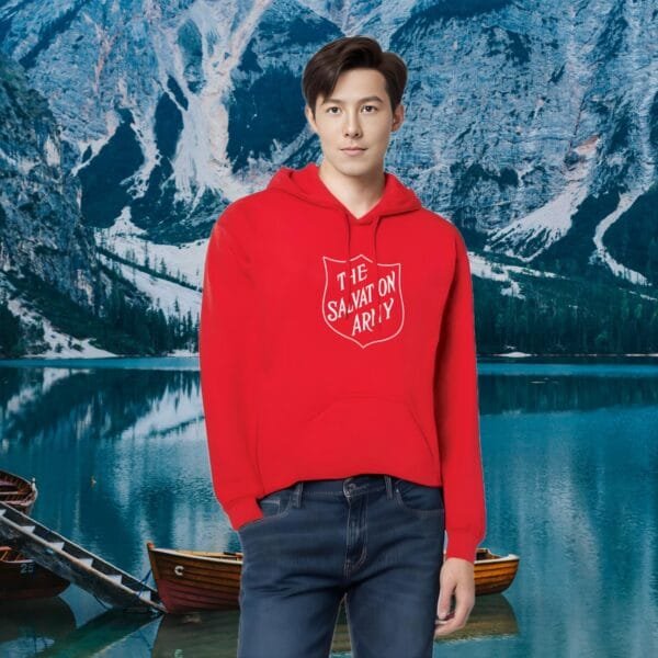 Hoodie Red Shield - Gambar 4