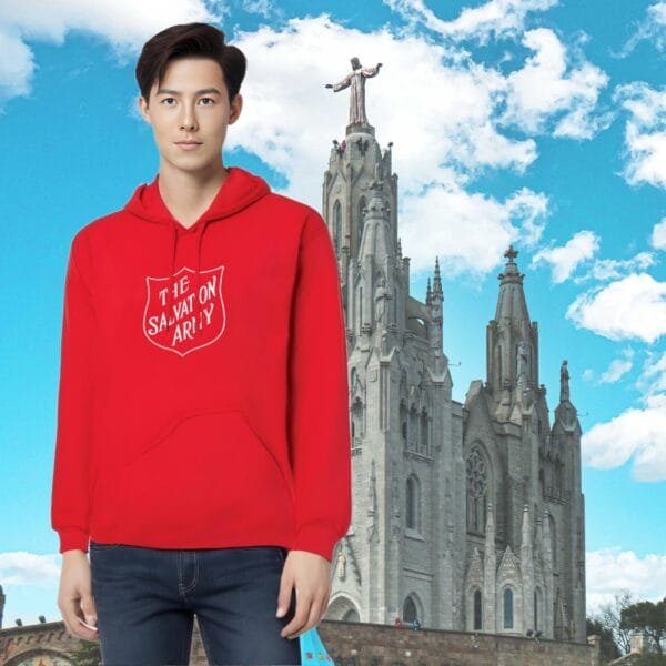 Hoodie Red Shield - Gambar 6