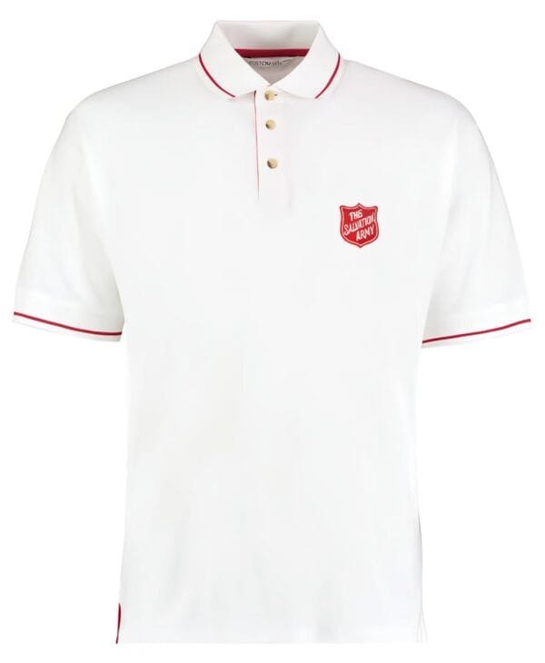 Polo T-Shirt Red Shield (Trim Merah)
