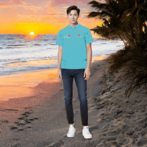 Polo T-Shirt Red Shield "In Harmony With The Spirit" - Gambar 8