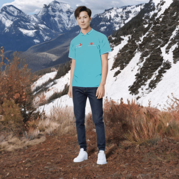 Polo T-Shirt Red Shield "In Harmony With The Spirit" - Gambar 11