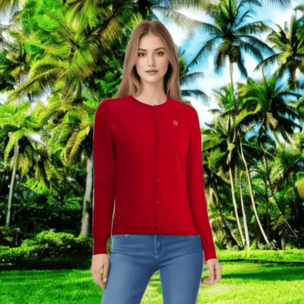 Sweater Red Shield Wanita - Gambar 3