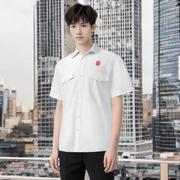 Seragam Pria Lengan Pendek Red Shield - Gambar 5