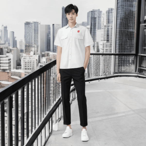 Seragam Pria Lengan Pendek Red Shield - Gambar 11