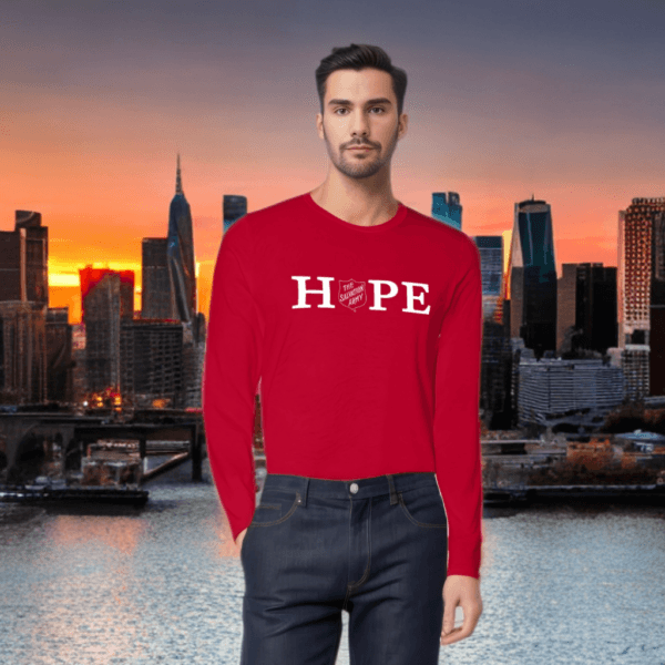 T-Shirt Red Shield Hope Lengan Panjang - Gambar 8