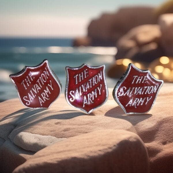 Pin Red Shield - Gambar 2