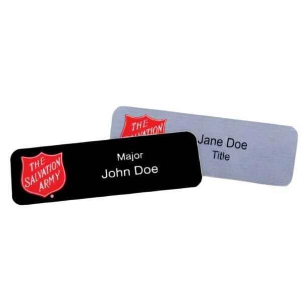 Name Tag Red Shield